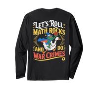 Let's Roll Math Rocks And Do War Crimes Frog Meme Goose Meme Maglia a Manica