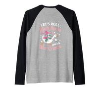 Let's Roll Math Rocks And Do War Crimes Frog Meme Goose Meme Maglia con Maniche Raglan