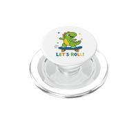 Let's Roll - Skateboard a forma di dinosauro, per bambini PopSockets PopGrip per MagSafe