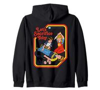 Let's Sacrifice Toby Occult Retro Vintage Funny Adult Humor Felpa con Cappuccio