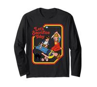 Let's Sacrifice Toby Occult Retro Vintage Funny Adult Humor Maglia a Manica
