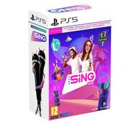 Let's Sing 2025 + 2 Microfoni Bundle Ps5 Videogioco Playstation 5 Nuovo Karaoke