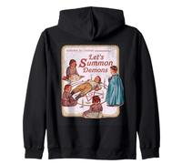 Let's Summon Demons Divertente Design retrò Parodia Felpa con Cappuccio