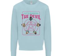 Lets Summon The Devil Ouija Board Demons Uomo Sweatshirt Jumper