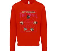 Lets Summon The Devil Ouija Board Demons Uomo Sweatshirt Jumper