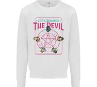 Lets Summon The Devil Ouija Board Demons Uomo Sweatshirt Jumper