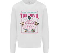 Lets Summon The Devil Ouija Board Demons Uomo Sweatshirt Jumper