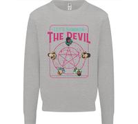 Lets Summon The Devil Ouija Board Demons Uomo Sweatshirt Jumper