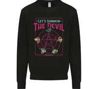 Lets Summon The Devil Ouija Board Demons Uomo Sweatshirt Jumper