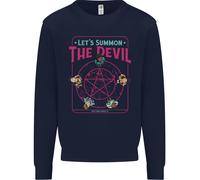Lets Summon The Devil Ouija Board Demons Uomo Sweatshirt Jumper