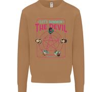 Lets Summon The Devil Ouija Board Demons Uomo Sweatshirt Jumper