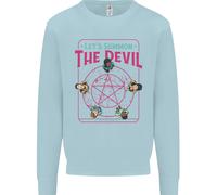 Lets Summon The Devil Ouija Board Demons Uomo Sweatshirt Jumper