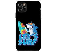 Let's Surf Funny Sarcastic Summer Shark Graphic Cool Designs Custodia per iPhone 11 Pro Max