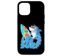 Let's Surf Funny Sarcastic Summer Shark Graphic Cool Designs Custodia per iPhone 12/12 Pro