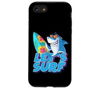 Let's Surf Funny Sarcastic Summer Shark Graphic Cool Designs Custodia per iPhone SE (2020) / 7/8