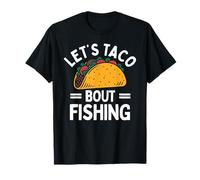 Let's Taco Bout Pesca Cibo Messicano Cinco de Mayo Maglietta