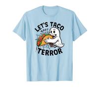Let's Taco 'Bout Terror Spooky Funny Messicano Food Pun Maglietta