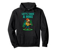 Let's Take a Hike - Divertente Grafica escursionistica Felpa con Cappuccio