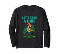 Let's Take a Hike - Divertente Grafica escursionistica Maglia a Manica
