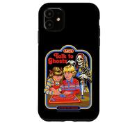 Let's Talk to Ghosts Demon Retro Vintage Funny Adult Humor Custodia per iPhone 11