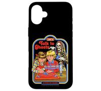 Let's Talk to Ghosts Demon Retro Vintage Funny Adult Humor Custodia per iPhone 16 Plus