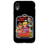 Let's Talk to Ghosts Demon Retro Vintage Funny Adult Humor Custodia per iPhone XR