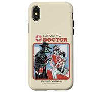 Let's Visit the Doctor Plague Retro Funny Adult Humor Custodia per iPhone X/XS