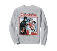 Let's Visit the Doctor Plague Retro Funny Adult Humor Felpa