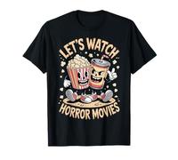 Let's Watch Horror Movies Halloween Costume Maglietta