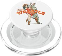 Let's Wrastle: New Orleans Bayou Cowgirl Alligator Wrestling PopSockets PopGrip per MagSafe