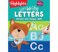 Let's Write Letters: Write and Wipe Handwriting Practice for Kids Ages 3-6, Dry