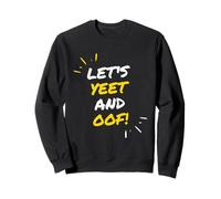 Let's Yeet And Oof Funny Video Game Meme Gift for Gamer Kids Felpa