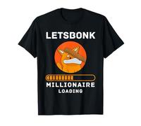 Letsbonk Millionaire Loading Crypto Meme Shitcoin Bonk Maglietta