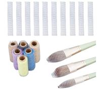 letsinstyle 100 pz Salva Rocchetto di Filo, Coperture Protettive per Pennelli da Trucco in Rete, Reti Porta Filo da Cucito per Diverse Misure di Filo da Ricamo e da Quilting 1 × 6cm