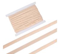 letsinstyle 25 iarda 0.39 Pollici di Larghezza Fascia Elastica in Silicone Antiscivolo, Nastro Antiscivolo in Gomma Elastica, Nastro Elastico Beige per Progetti di Cucito di Indumenti