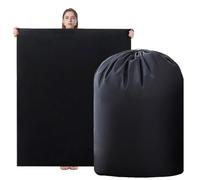 Letsinstyle 43" x 55" Borsa Portaoggetti Extra Large con Coulisse, Borsa Da Trasporto Impermeabile e Resistente, Sacco Portabiancheria Pieghevole Rettangolare per Bagagli, Casa e Viaggio