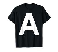 Letter A Group Matching Lazy Halloween Costume Maglietta