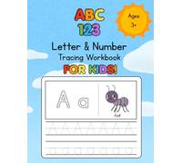 Letter and Number Tracing Workbook For Kids