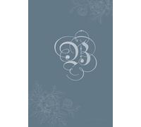 Letter B Elegant Design Paperback Notebook with Subtal Dotted Grid: 100 Sheets 200 Pages Best for Gifts