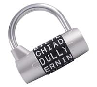 Letter Combination Lock - Word Lock | Locker Combination Lock | Heavy Duty Password Padlock | Portable Wardrobe Padlock For Door Chain Luggage Drawer, Cabinet Safety Locking Tool