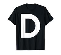 Letter D Group Matching Lazy Halloween Costume Maglietta