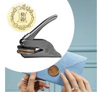 Letter Embosser Stamp portatile Embosser portatile per la scheda Nome libro