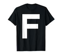 Letter F Group Matching Lazy Halloween Costume Maglietta