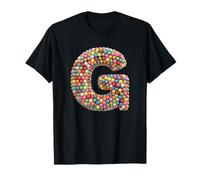 Letter G Candy Rainbow Sprinkles Monogram Men, Women, Kids Maglietta