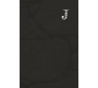 Letter J Ruled Notebook: Journal with the letter J - elegant 180 page 6x9" hardcover blank lined book, a perfect personalized gift