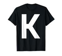 Letter K Group Matching Lazy Halloween Costume Maglietta