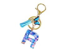 Letter Keychain Full Alphabet Love Sequins Tassel Novelty Keychains