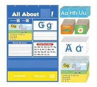 Letter Learning Pocket Chart - Alphabet Wall Pocket Chart