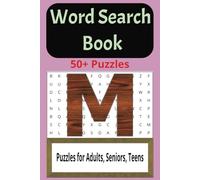 Letter "M" Word Search Puzzle Book: Word Searches with Easy to Read Print about alphabet letter A, 6x9 inches, 110 pages| 50+ Puzzles … Gift for Vacations, Holidays, and Free Times