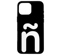 Letter N with Tilde (Virgulilla) Enye Spanish Alphabet Custodia per iPhone 16 Pro Max